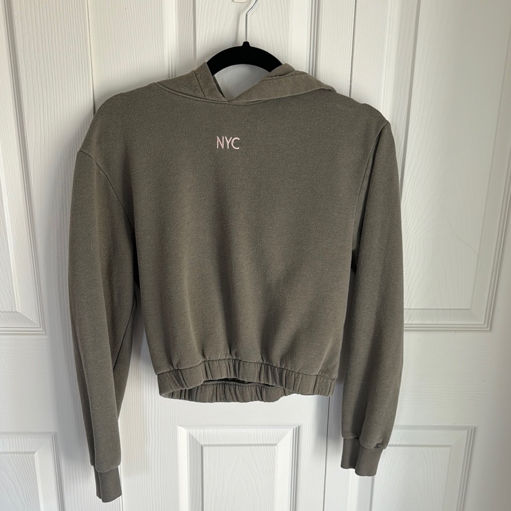 H&M Khaki Green Casual Hoodie
